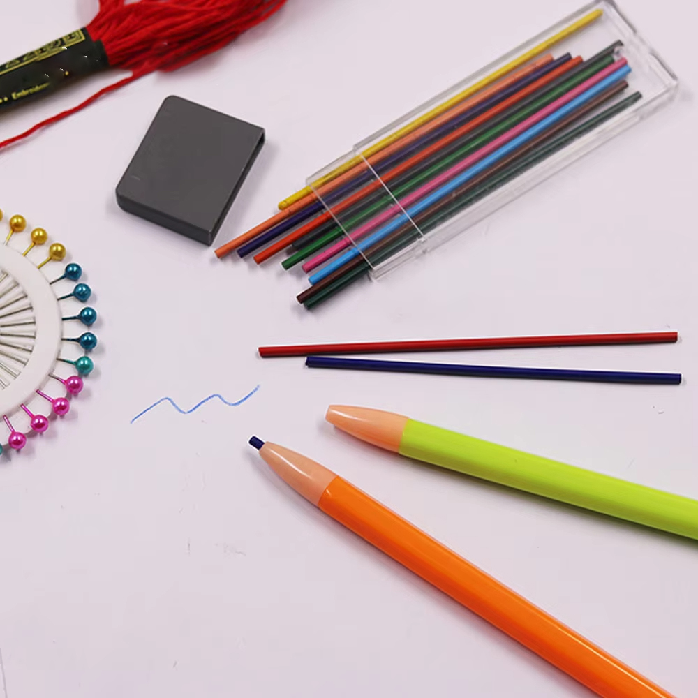 Tailor Chalk Marker - 12Pcs Fabric Marker Chalk Refiils Reusable