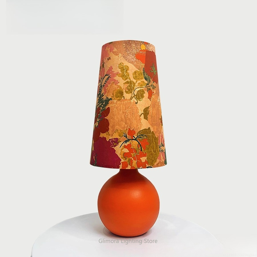 Century Textile & Sewing Supply Online Shopping - Orange Sphere Table Lamp: UK Liberty