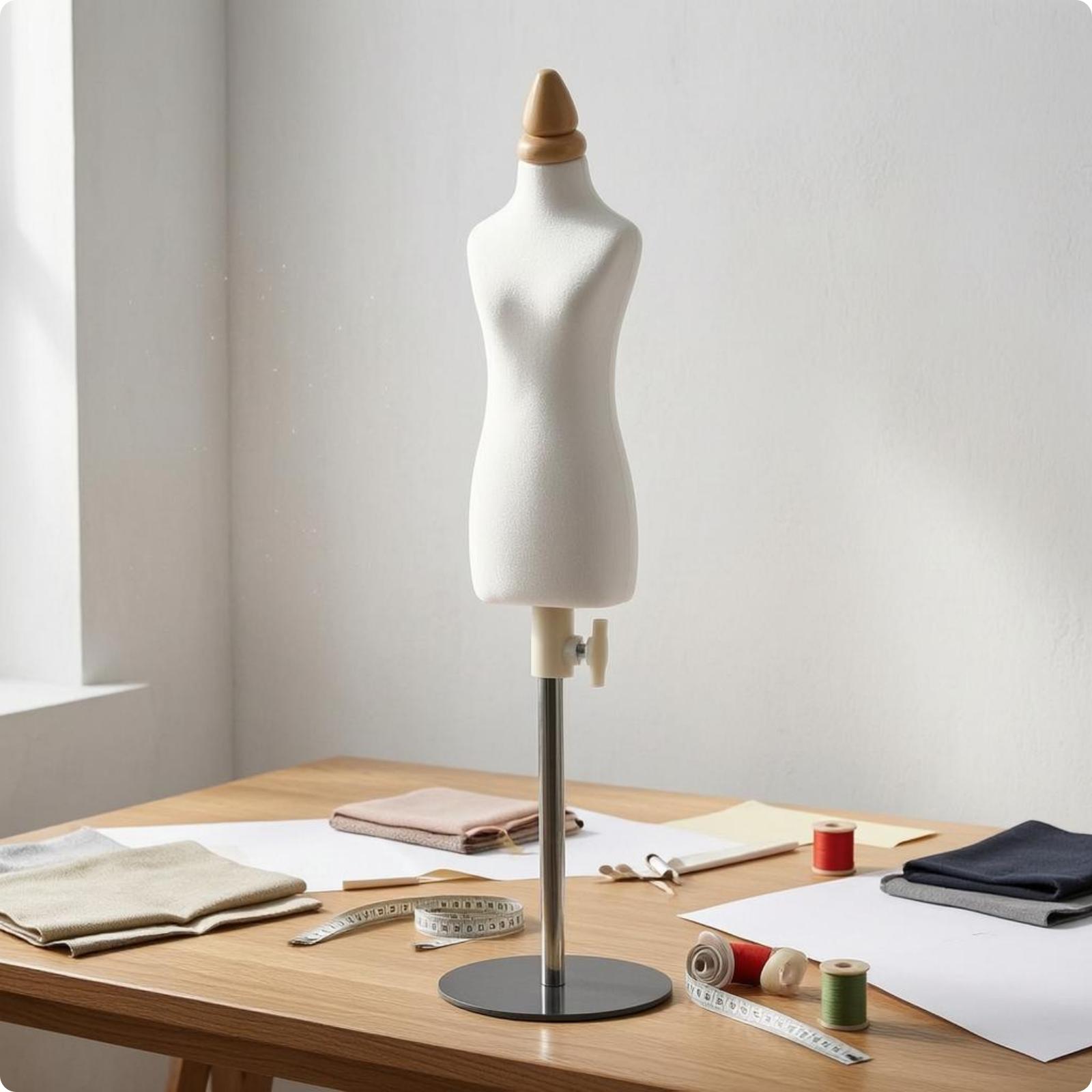Sewing Garments - Small Dress Form Mannequin Adjustable Sewing