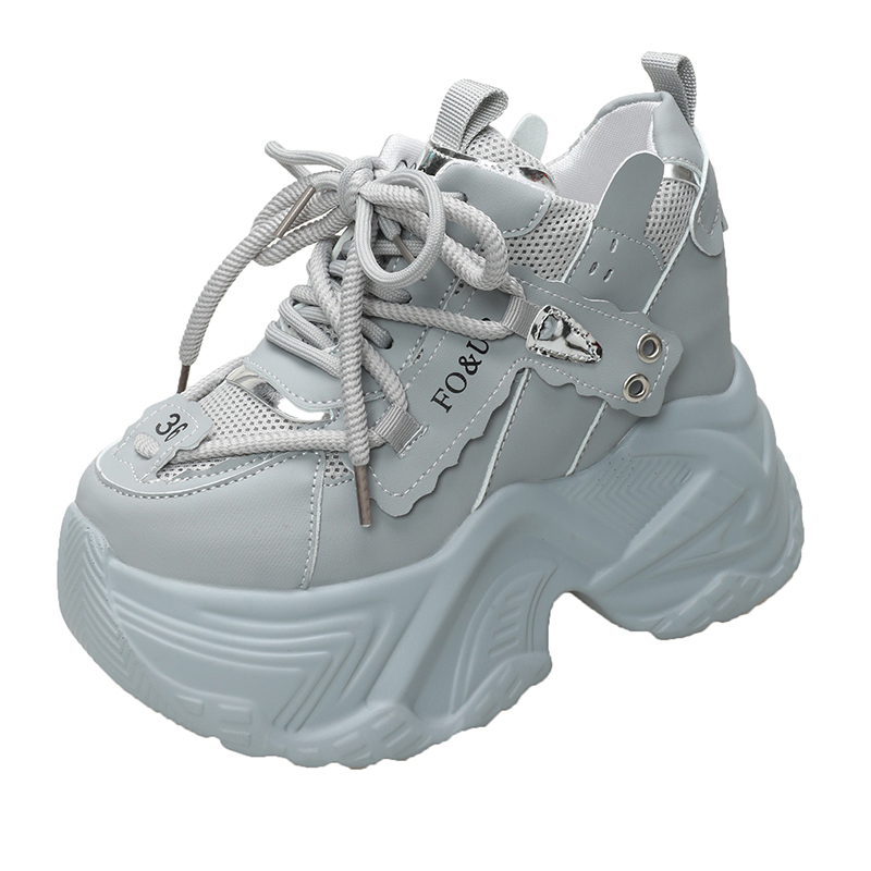 Sewing Latex - Fashion New High Platform Sneakers Women