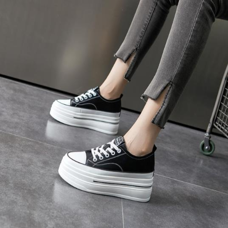 New 8cm Sneakers with Platform - Sewing New ulasan dan harga