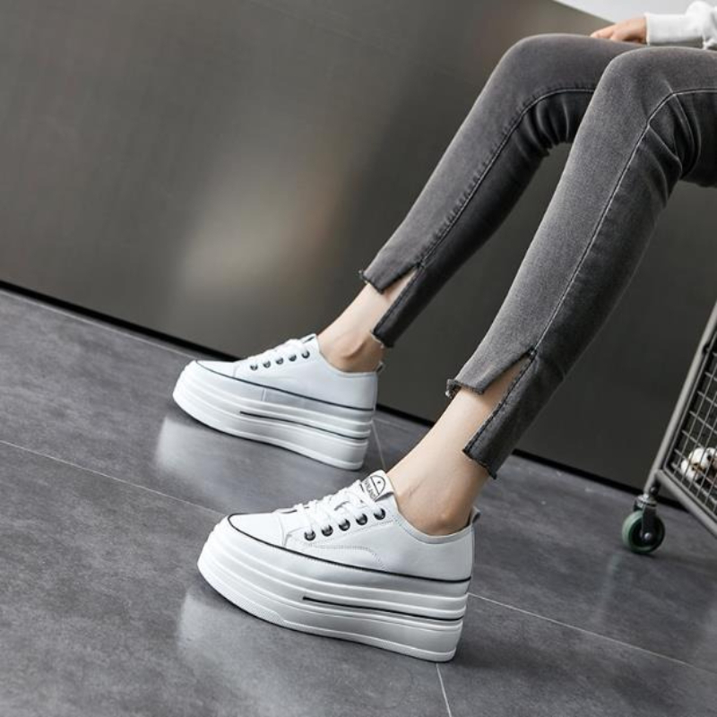 New 8cm Sneakers with Platform - Sewing New ulasan dan harga