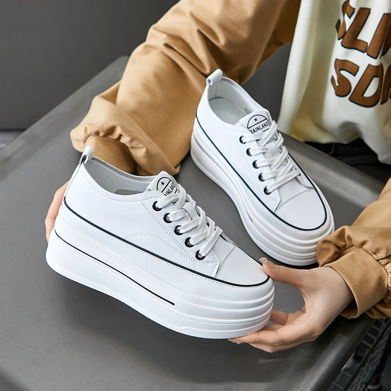 New 8cm Sneakers with Platform - Sewing New ulasan dan harga