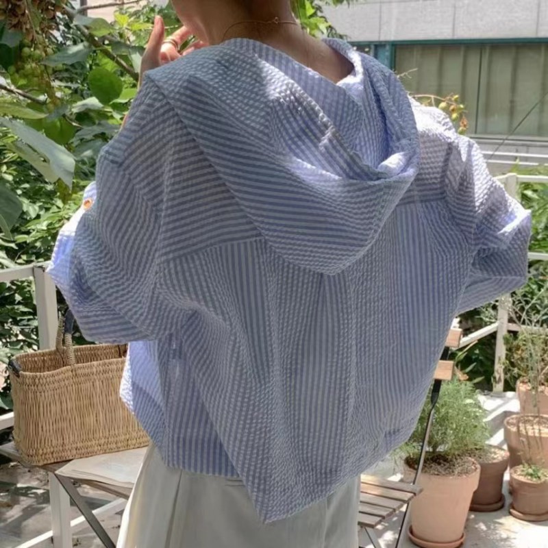 Women Shirt Summer Fashion Sun - Sewing Garments ulasan dan harga