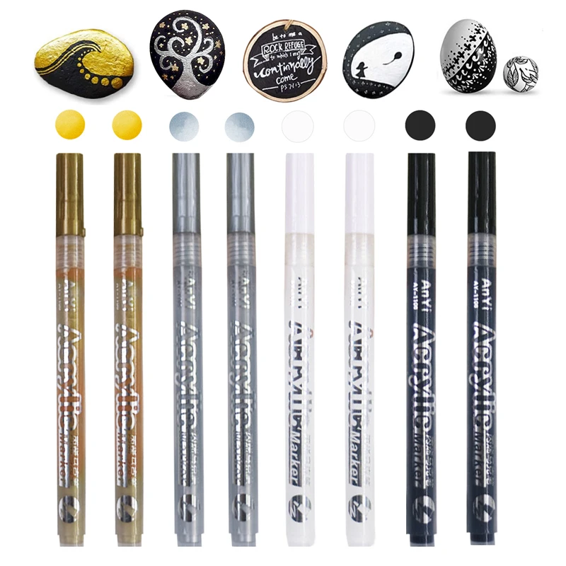 3Pcs/set White Acrylic Paint P - Copic Marker Classic ulasan dan harga