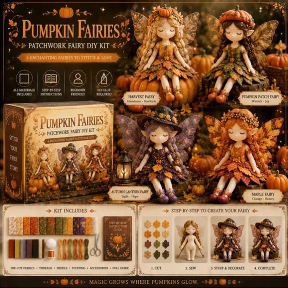 DIY Fairy Patchwork Sewing Kit - Is Sewing Textile Art ulasan dan harga