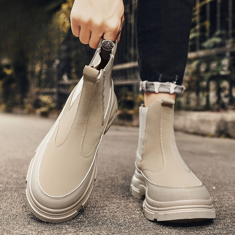 Men's High Cut Boots British S - Sewing Latex ulasan dan harga