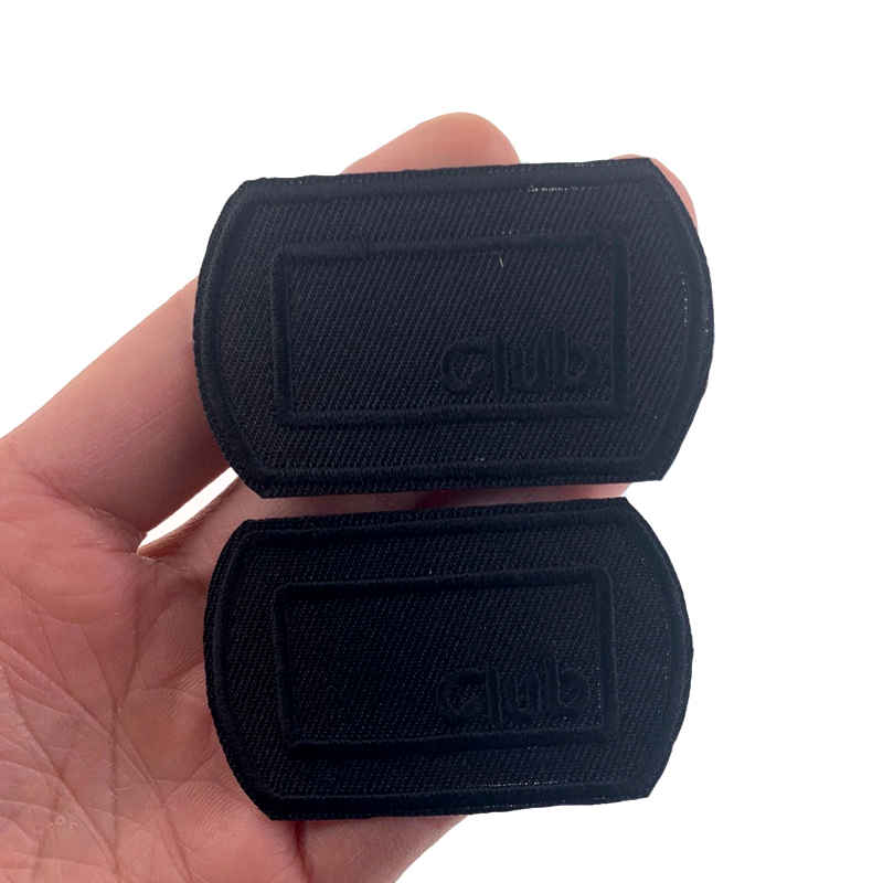 5Pcs Black Patches for Clothes - Velcro Sew On ulasan dan harga