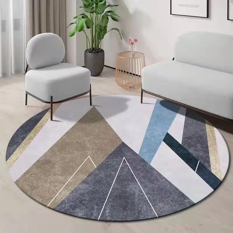 ~O~Geometric Round Rug with Mo - Century Textile & Sewing Supply Online Shopping ulasan dan harga