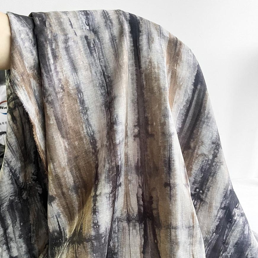 Purple Brown Ethnic Tie Dye Po - Sewing Tie Dye ulasan dan harga