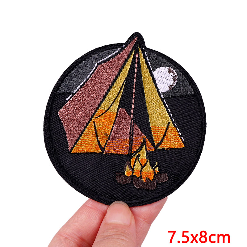 Outdoor Nature Camping Travele - Velcro Sew On ulasan dan harga