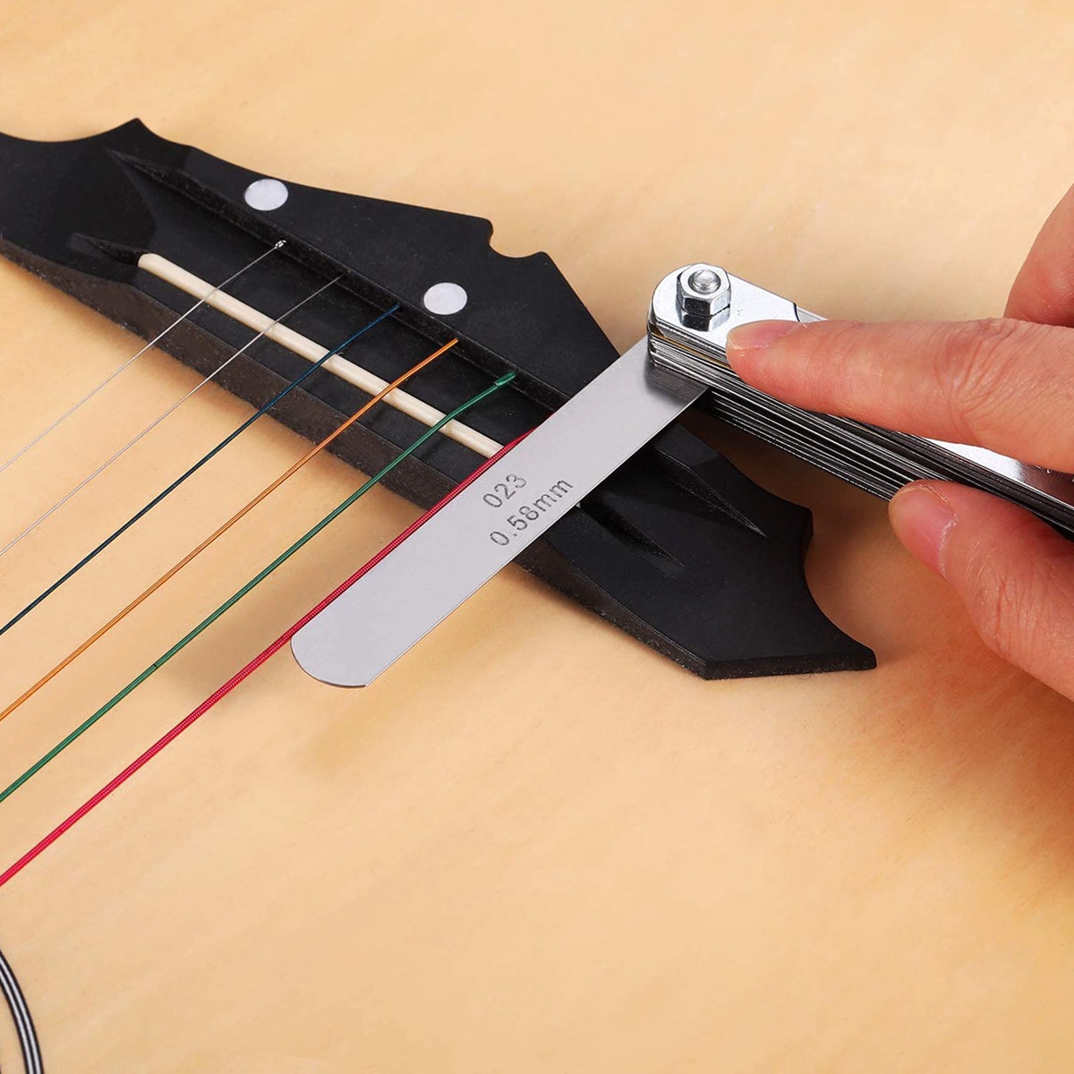 32pcs/set Guitar String Height - Seam Gauge Metal ulasan dan harga