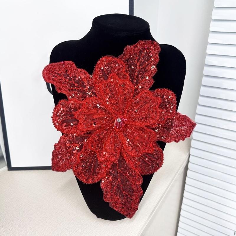 39BD Flower Patches Garment Ap - Sewing Garments ulasan dan harga