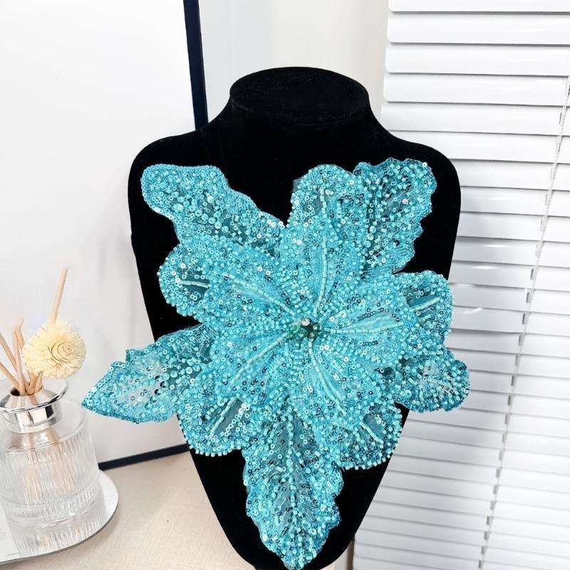 39BD Flower Patches Garment Ap - Sewing Garments ulasan dan harga
