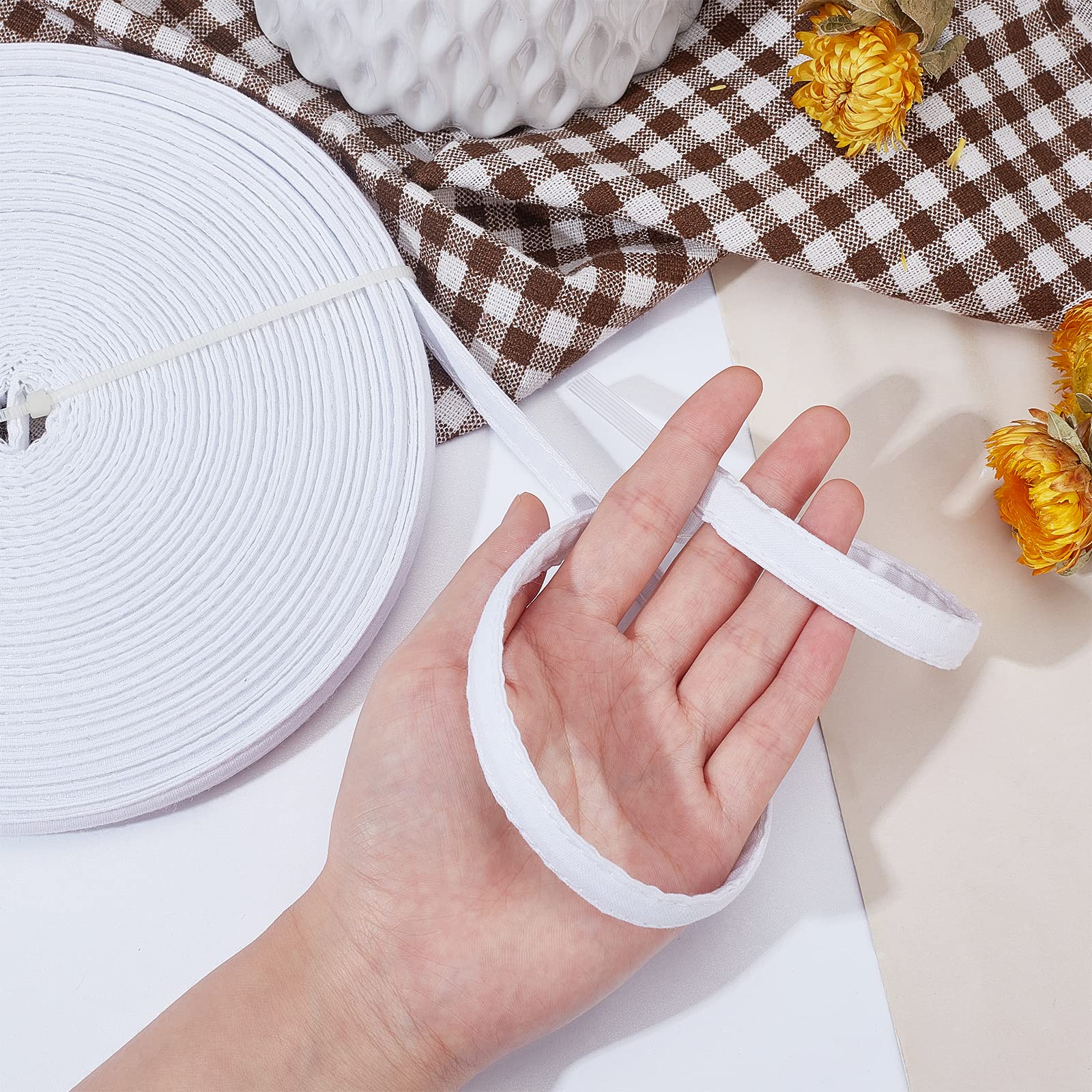 15mm Cotton Covered Polyester  - Sewing Garments ulasan dan harga