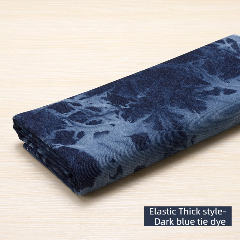 Soft Tie-Dye Washed Denim Fabr - Sewing Tie Dye ulasan dan harga