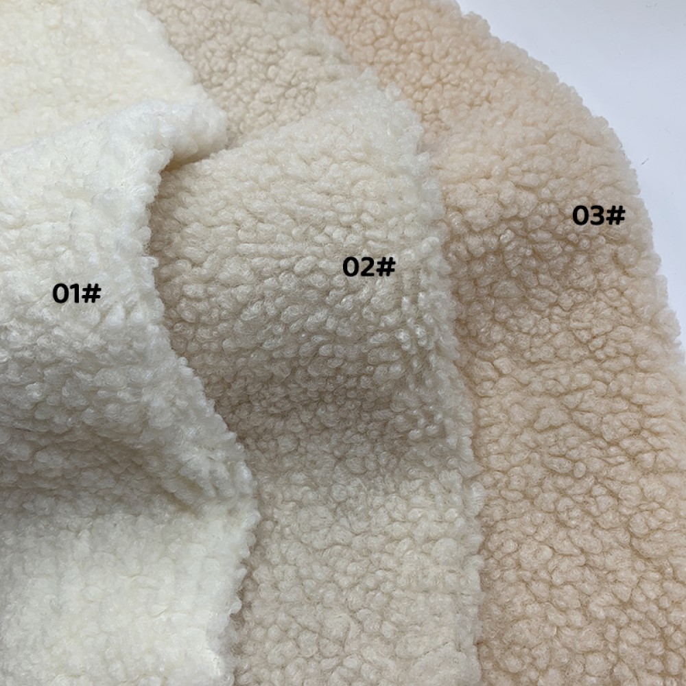 Teddy Sherpa Fleece Fabric Pie - Sewing Garments ulasan dan harga