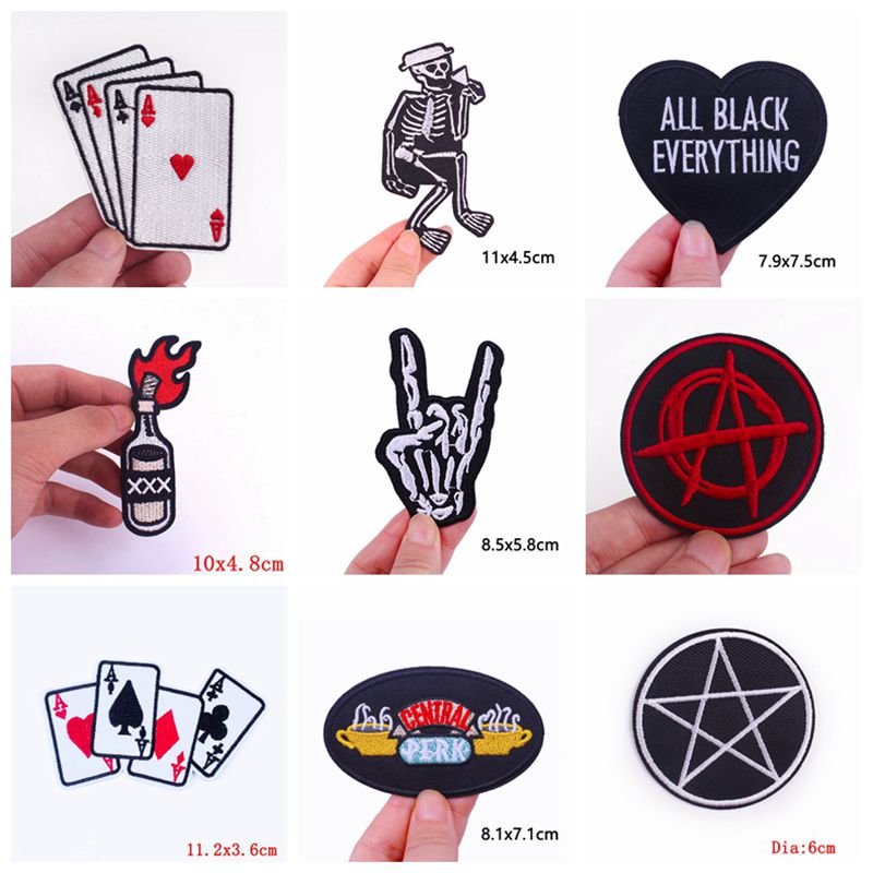 10PCS/Lot Fake Friends Embroid - Velcro Sew On ulasan dan harga