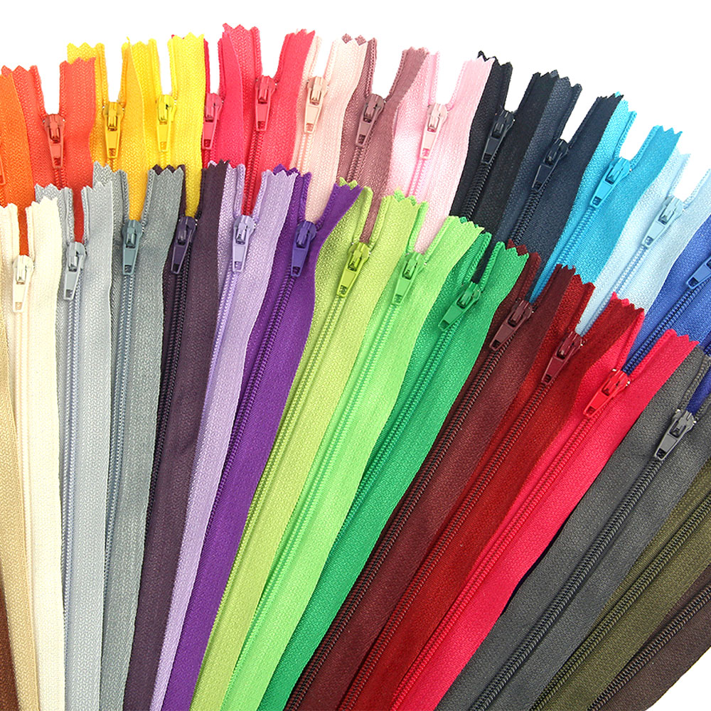 10Pcs Nylon Coil Zipper 20cm C - Sewing Garments ulasan dan harga
