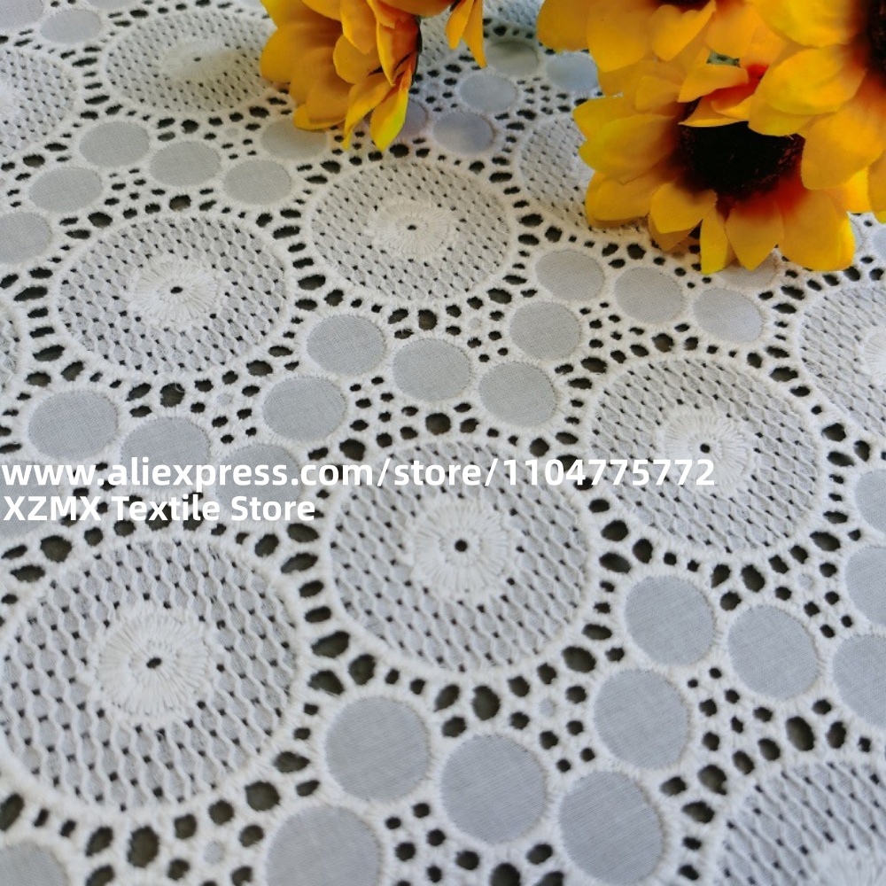 Eyelet Embroidery Crochet Lace - Sewing Eyelet Fabric ulasan dan harga