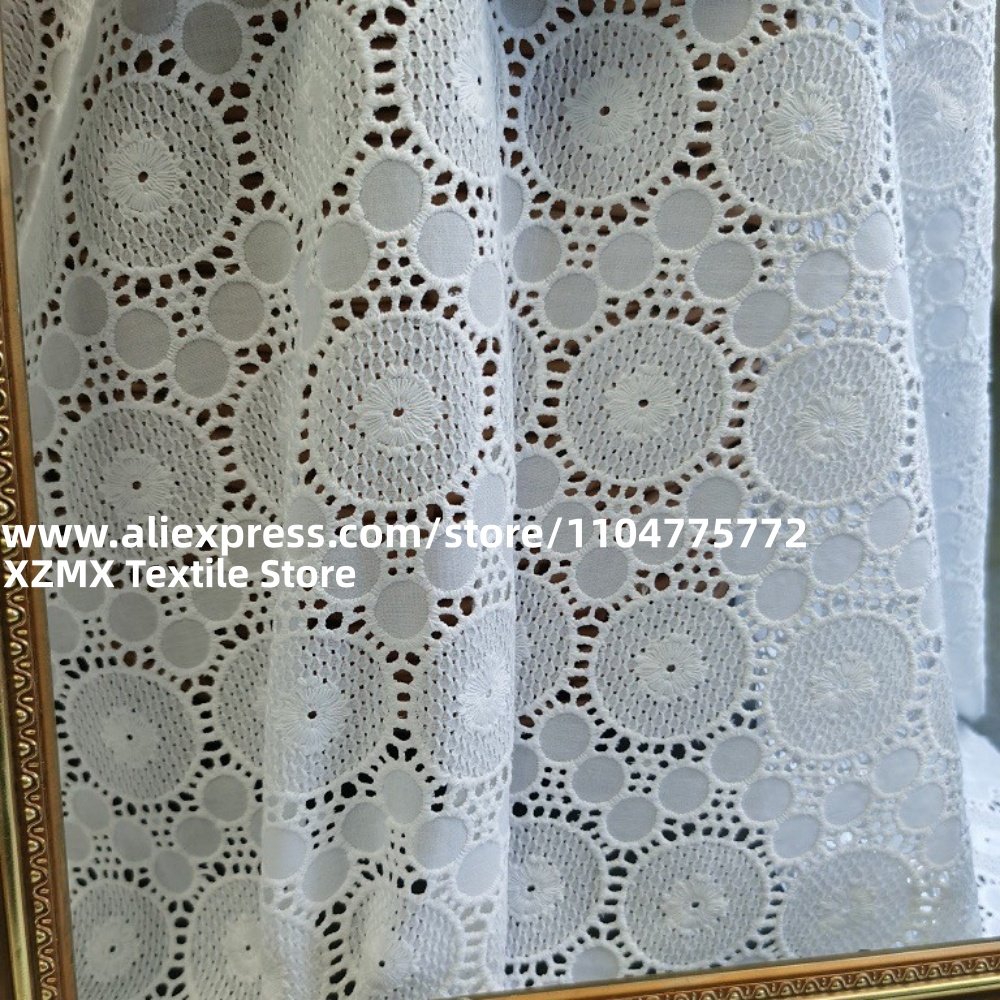 Eyelet Embroidery Crochet Lace - Sewing Eyelet Fabric ulasan dan harga