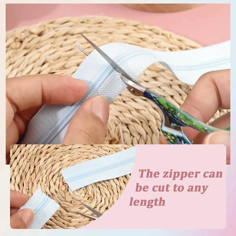 2.0 Meters Zipper + 5 Zipper H - Sewing Garments ulasan dan harga