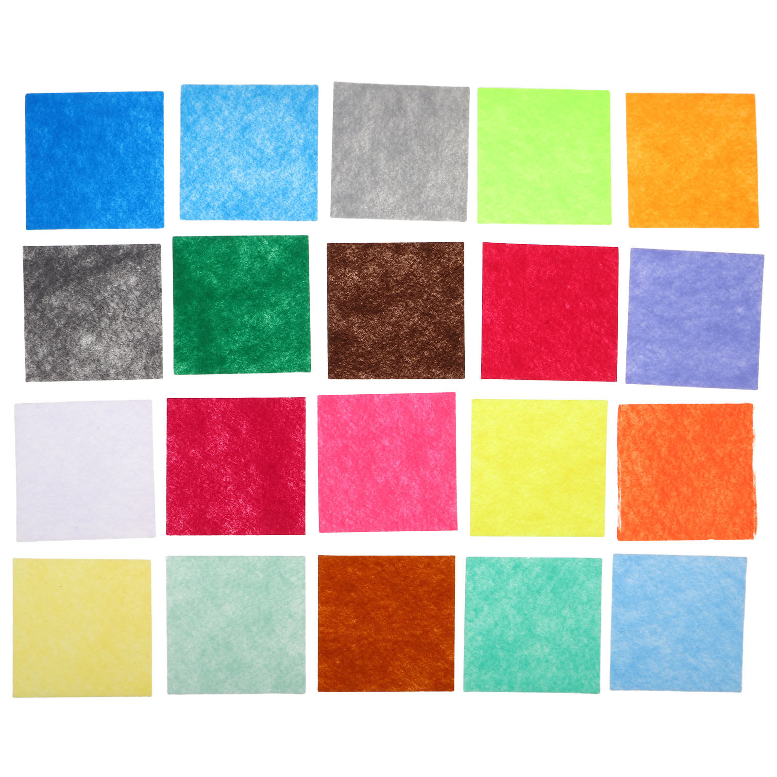 120Pcs Craft Felt Squares 10x1 - Is Sewing Textile Art ulasan dan harga