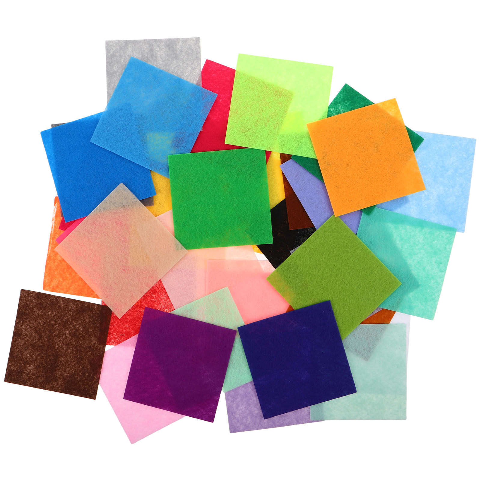 120Pcs Craft Felt Squares 10x1 - Is Sewing Textile Art ulasan dan harga