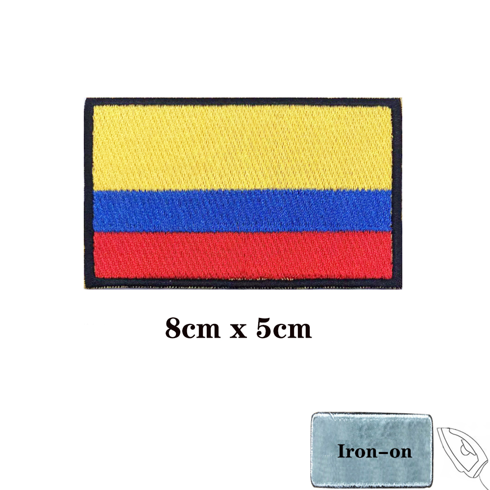 Colombia flag Patches Armband  - Velcro Sew On ulasan dan harga