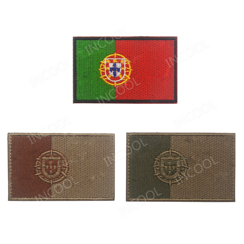 Portugal Flags Embroidered Pat - Velcro Sew On ulasan dan harga