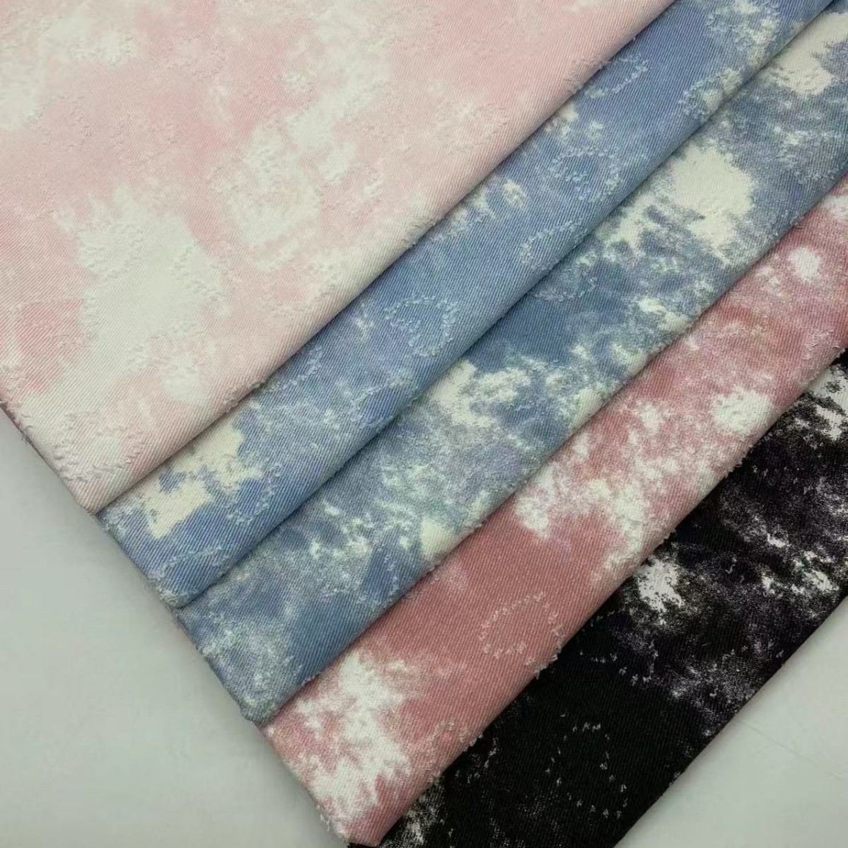 Blue Sky White Clouds Tie Dye  - Sewing Tie Dye ulasan dan harga