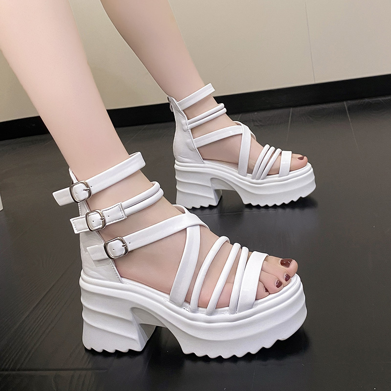 Hot Summer Sandals 9CM Wedge H - Sewing New ulasan dan harga