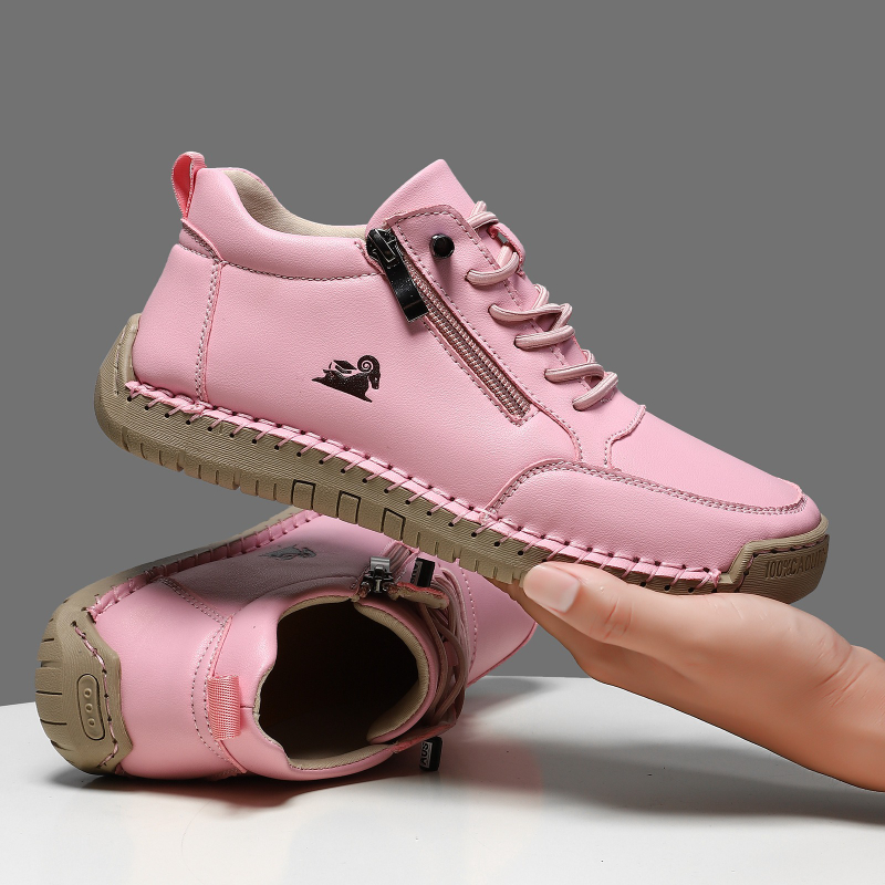 Women's Sneakers Handmade Leat - Sewing Latex ulasan dan harga