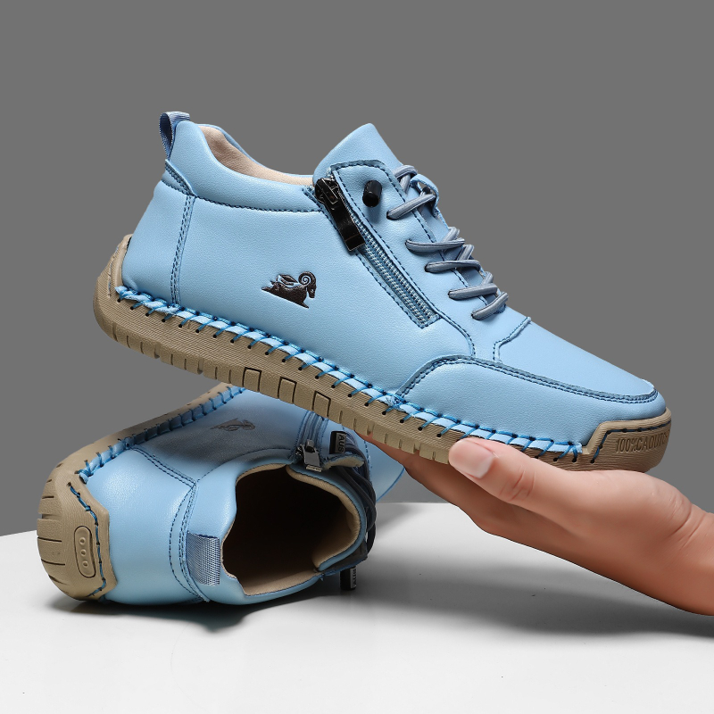 Women's Sneakers Handmade Leat - Sewing Latex ulasan dan harga